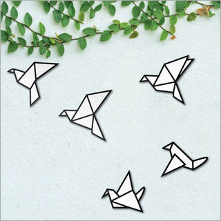 Printed ACM Birds Set: Origami Birds
