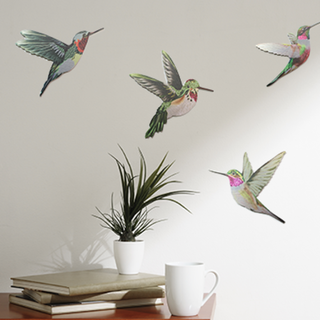 Printed ACM Birds Set: Humming Birds