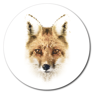 Printed ACM Circle: Pixel Fox