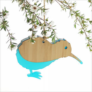 Ornament Kiwi (Bamboo+Satin Acrylic)