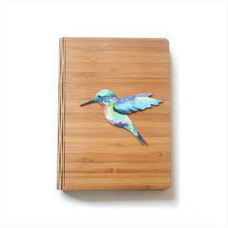 Bamboo Journal: Printed Humming Bird