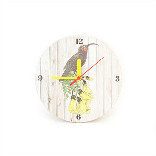 Clock: Huia Light Wood 