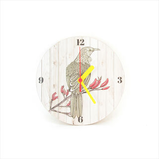 Clock: Tui Light Wood