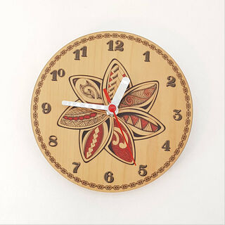 Clock: KWW Flower (Rimu)