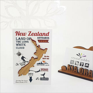 Gift Card with embellishment: NZ Adventure