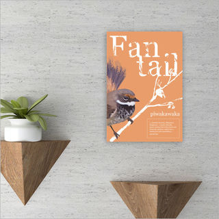 ACM Printed Rectangle Small: Fantail Poster
