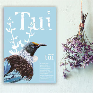 ACM Printed Rectangle Large: Tui Poster