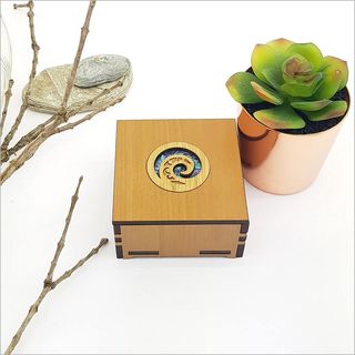 Small Trinket Box: Koru