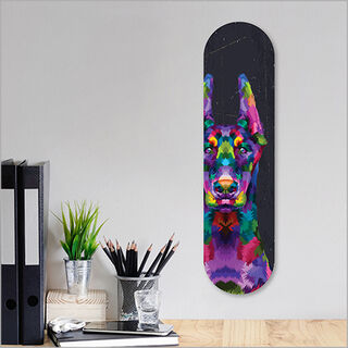 ACM Printed Skateboard Art : Dobermann