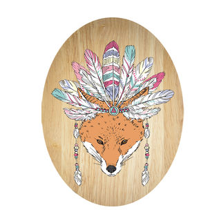 Ply Oval: Tribal Fox