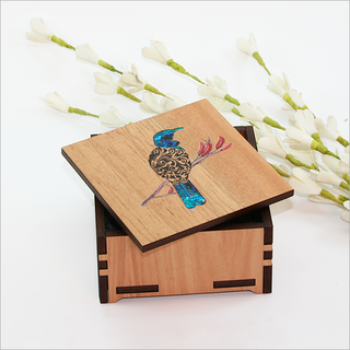 Small Trinket Box : Filigree Tui