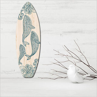 Ply Surfboard Art: Tohora