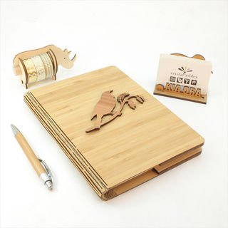 Bamboo Journal : Tui on Kowhai