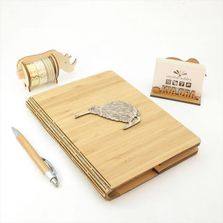 Bamboo Journal: Kiwi with Bee