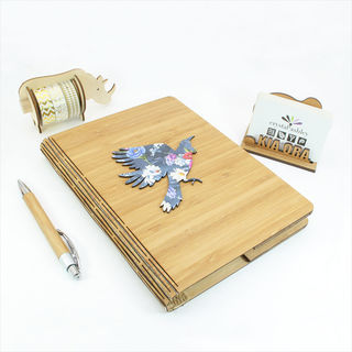 Bamboo Journal: Printed Floral Tui