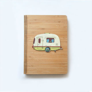 Bamboo Journal: Printed Caravan