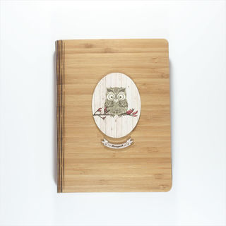 Bamboo Journal : Light Wood Morepork