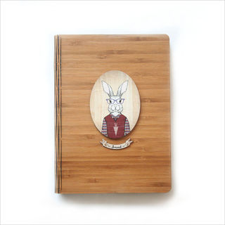 Bamboo Journal : Rabbit (Oval)
