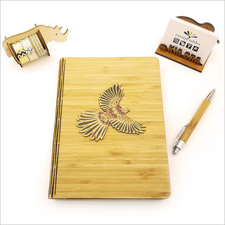 Bamboo Journal: Printed KWW Fantail
