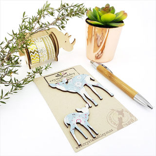 Bambi - Blue Whimsical 