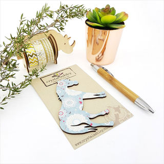 Horse - Blue Whimsical 