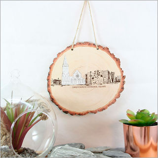 Wood Slice Art: Christchurch