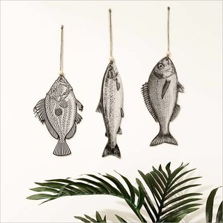 Printed Vintage Fish Set