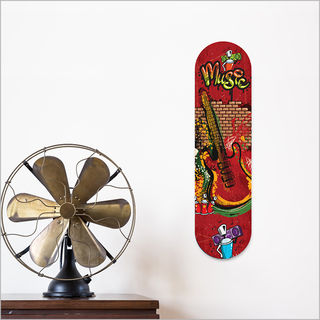 ACM Printed Skateboard Art : Music