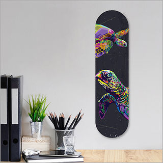 ACM Printed Skateboard Art : Turtles