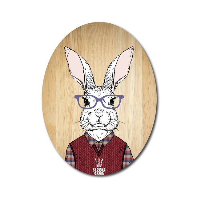 Ply Oval: Rabbit