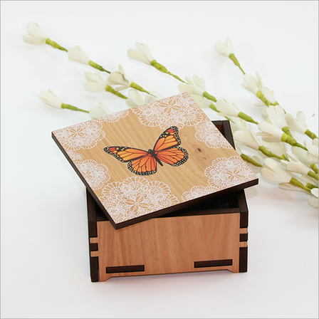Small Trinket Box : Monarch