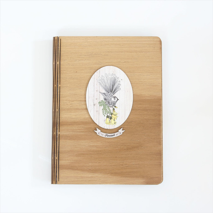 Bamboo Journal : Light Wood Fantail