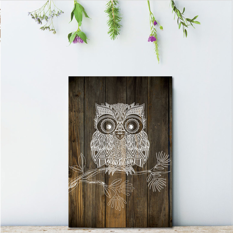 Plywood Rectangle: DW Morepork (Small)