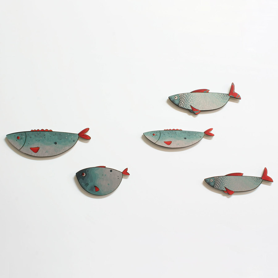 Printed ACM Fish Set