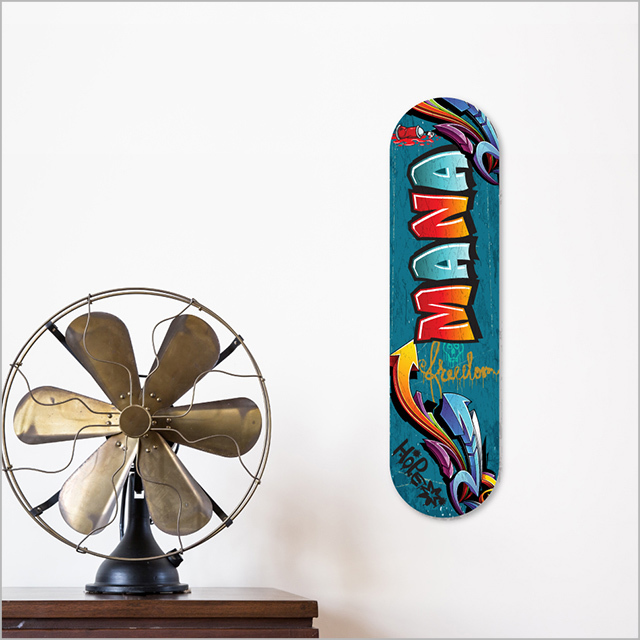 ACM Printed Skateboard Art :  Mana