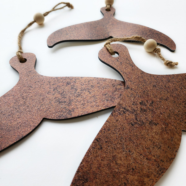 Tohora Tail Set - Rusted Copper Pattern