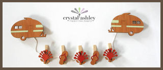 Caravan Art Pegs