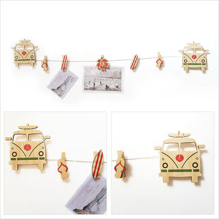 Surfer Van Art Pegs