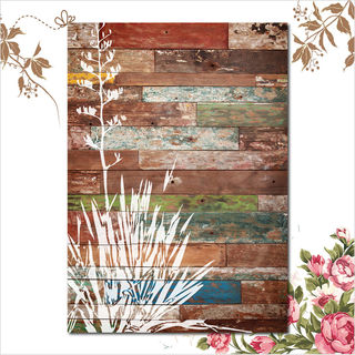 Plywood Rectangle: AT  Flax (Large)