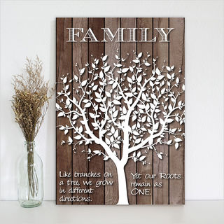 Plywood Rectangle: Family (Large)