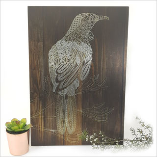 ACM Printed  Rectangle : Dark Wood Tui (Large)