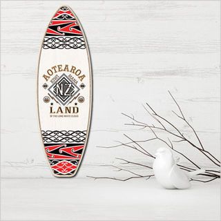 Ply Surfboard Art: Aotearoa