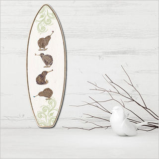 Ply Surfboard Art: Kiwis