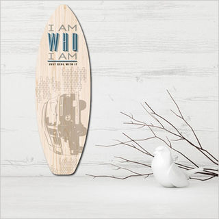 Ply Surfboard Art: Combi Van