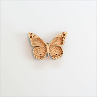 Magnet: Monarch (NZ Rimu and Bamboo Veneer)
