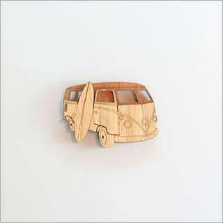 Magnet: Combi (NZ Rimu and Bamboo Veneer)