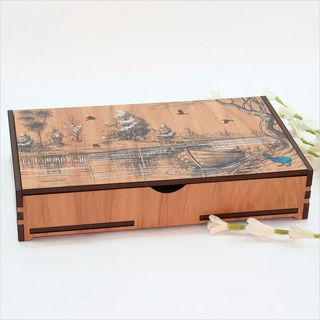 Large Rectangle Trinket Box : Lakeside