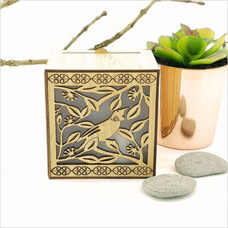 LED Tealight Candle Box : Tui on Pohutukawa