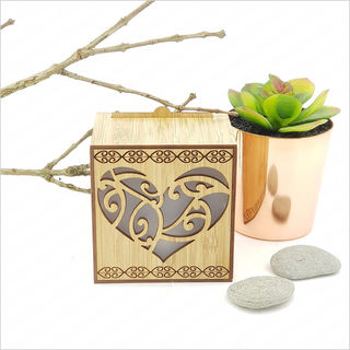 LED Tealight Candle Box : KWW Heart