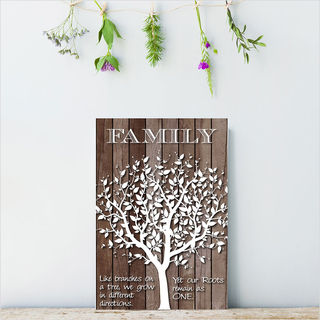Plywood Rectangle: Family (Small)